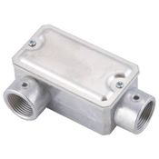 Condulete Alumínio LR 1.1/2" Sem Rosca Com Tampa Sem Vedação Sem Pintura 56105315 Tramontina