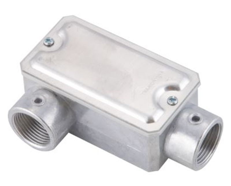 Condulete Alumínio LR 3/4" BSP Tramontina | Dimensional - Imagem ampliada do produto.