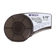 Etiqueta Marcação Vinil Autolaminavel 19,Mm X 4,2M Branca/Preta Bmp21 Y4900649 Brady