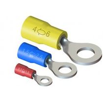 Terminal Elétrico Olhal Pre-Isolado 3mm 2,5mm2 Azul TP2,53 - INTELLI