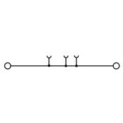 Conector Passagem Wemid Bege Escuro 32 A 4,00 MM2 - A2C4 - CONEXEL