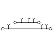 Conector Passagem Pa Bg 24A 2,5Mm2 A2T2.5 Weidmuller Conexel
