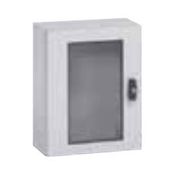 Quadro Comando Sobrepor Aco Carbono Cinza Ral 7035 Transparente 400mm 300mm 200mm Atlantic 36927 Cemar Legrand