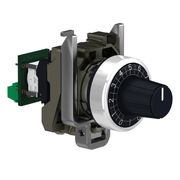 Potenciometro 4,7Kohms 1W 22mm Preto Ip66 XB4BD912R4K7 Schneider