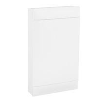 Quadro Distribuição Disjuntor plástico Branca Sobrepor DIN 36 Sem Barramento Practibox S 135103 Pial