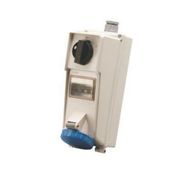 Tomada Sobrepor Fêmea 2 Polos + Terra 32A 130V Amarelo 4H Com Bloqueio Mecanico IP67 SS3204D Steck