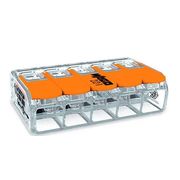 Conector Reto 0,5  6Mm2 Transparente 5 Vias 60361843 Wago