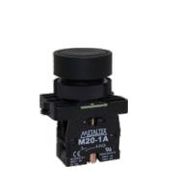 Botão Redondo Vermelho 22mm 1NF P20AFRR1B Metaltex