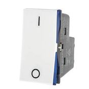 Módulo Interruptor Predial 1 Tecla Simples Embutir Bipolar 250 V 10a Branca Pial Plus 612005BC PIAL Plus +