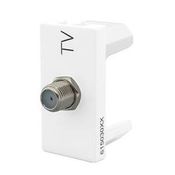 Módulo Tomada Coaxial Tv Embutir Branca Pial Plus+ 615030BC Pial Plus+