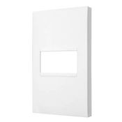 Placa Canaleta 1 Posto Horizontal Com Suporte 10881BC Pial Plus +
