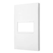 Placa Canaleta 1 Posto Horizontal Com Suporte 10881BC Pial Plus +