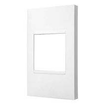 Placa Canal 2 Postos Com Suporte Plus+ Pial Legrand