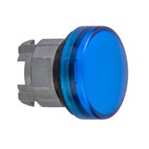 Frontal Sinaleiro Comando Redondo Metalico Azul 22 Mm ZB4BV063 Schneider