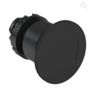 Frontal Botao Comando Cogumelo 40 Mm Preto 22 Mm 12882250 WEG