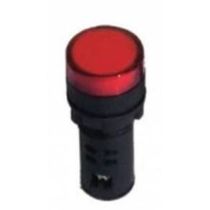 Sinaleiro Redondo Plástico Vermelho 24v Led SLDS241 Steck