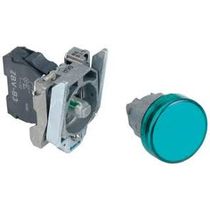 Sinalizador Modular Metálico 22Mm para Lâmpada BA9s Verde 250V XB5AV64- Schneider