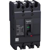 Disjuntor Caixa Moldada Tripolar Térmico/Magnético Fixos 240VCA 15A 25KA Ezc Ezc100N3015 Schneider