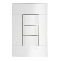 3 interruptores simples 10A 250V, Lunare, Schneider