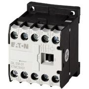 Contator Tripolar 9 A 24VCC 50/60Hz 1NA Mini DILEM10G EATON   MOELLER