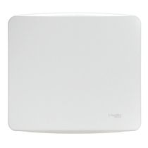 Placa 4x4 cega com suporte, Miluz, Schneider