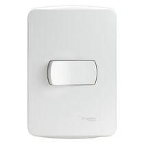 Interruptor Embutir 1 Simp Bip Branco 250V 10A Com Placa 4X2" Branco S3B62040 Schneider