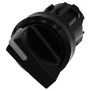 Comutador Iluminado Knob Curto 2 Posições Preto 22mm 3Su10022Bf100Aa0 Siemens