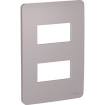 Placa 4X2 2P Axis Grey S730121224 Schneider