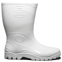 Bota Profissional PVC Branca Cano Médio com Forro sem Biqueira Stivaletto Max STMB515356 Tamanho 39 CA 30536 ITALBOTAS
