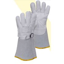 Luva Cobertura Vaqueta Raspa com Tira Ajuste 3 LC108 Tamanho 10 CA 25387 Valcan