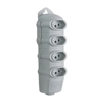 Extensão Elétrica Régua 250v 20a 4 Tomadas 2 Polos + Terra DN1730 - DANEVA