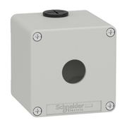 Botoeira Metalica Cinza Vazia 1 Furo 22mm XAPD1501 Schneider