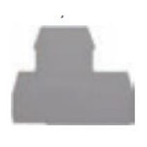 Tampa Conector Passagem Poliamida Cinza Btwd 2,5 4n TFBTWD2,54N WEG