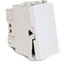 Módulo Interruptor Predial 1 Tecla Intermediaria Embutir 250 V 10a Branca 13798075 WEG