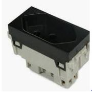 Módulo Tomada Predial 1 Módulo Preta 2 Polos + Terra 10 A 250 V 13799421 WEG