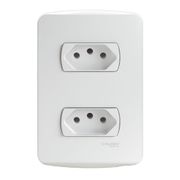 Módulo Tomada Branco 2P+T 10A 2Tomada S3B60440 Schneider