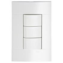 Interruptor Embutir 1 Tec Bip Paralela Branco 250V 25A Com Placa PRM44000151 Schneider