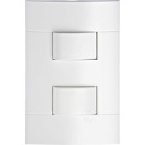 Interruptor Embutir 1 Simp+1 Paral Branco 250V 10A Com Placa 4X2" Branco PRM440011 Schneider