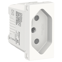Módulo Tomada 1 Módulo Branco 2P+T 10A 250V Ab S70202124 Schneider