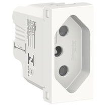 Módulo Tomada Encaixe 1 Módulo Branco 2P+T 20A S70203124 Schneider