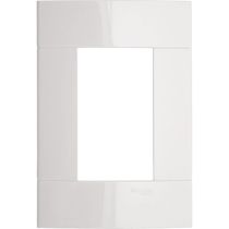 Placa 3 Postos Horizontal  4x2 Branco PRM044231 Schneider