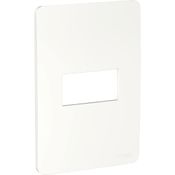 Placa 1 Posto 4X2" Branco Antibact S730101024 Schneider