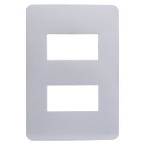 Placa 2 Postos 4X2" Al Orion S730121274 Schneider