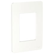 Placa 3 Postos 4X2" Branco Antibact S730103024 Schneider