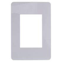 Placa 3 Postos 4X2" Branco Antibact S730103024 Schneider