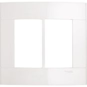 Placa 6 Postos Horizontais 4x4 Branco PRM044461 Schneider