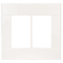 Placa 6 Postos Horizontais 4x4 Branco PRM044461 Schneider