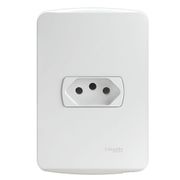 Tomada Sobrepor Branco 2P+T 20A 250V Com Placa Brpolar S3B60350 Schneider