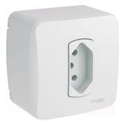 Caixa Tomada Sobrepor Tampa 1Módulo Tomada Branco S3B66340 Schneider