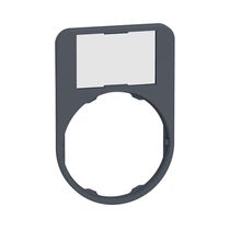 Harmony Legenda ZBY6102 Porta Etiqueta 30X50 BR/AM S/GR.  - ZBY6102 - Schneider